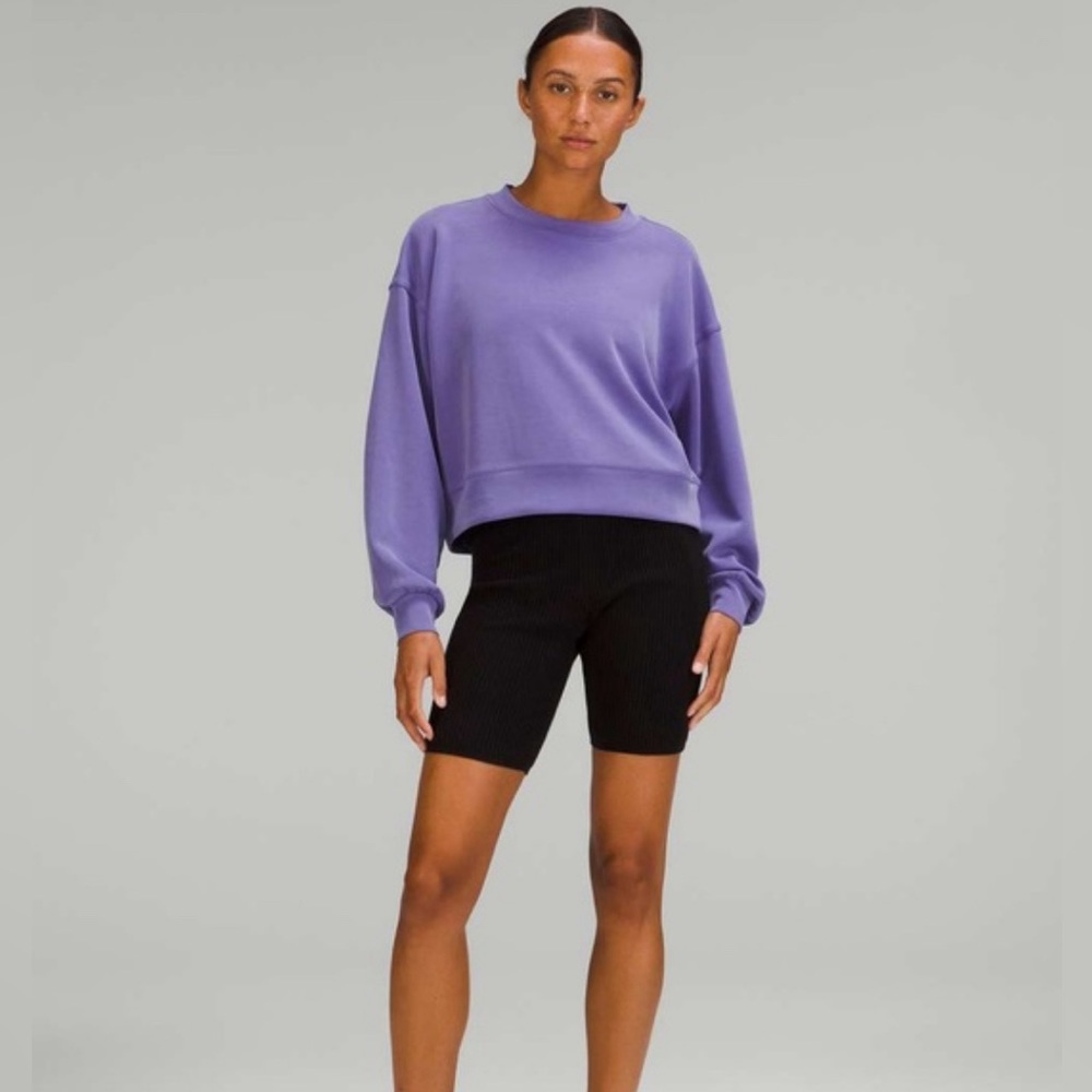 Lululemon Softstreme Perfectly Oversized Cropped Crew Top